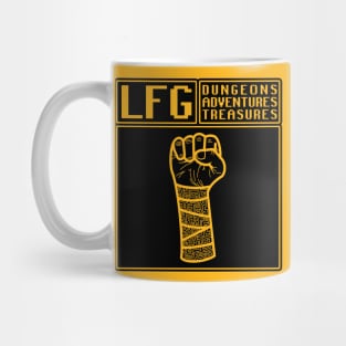 LFG Looking For Group Monk Fist Dungeon Tabletop RPG TTRPG Mug